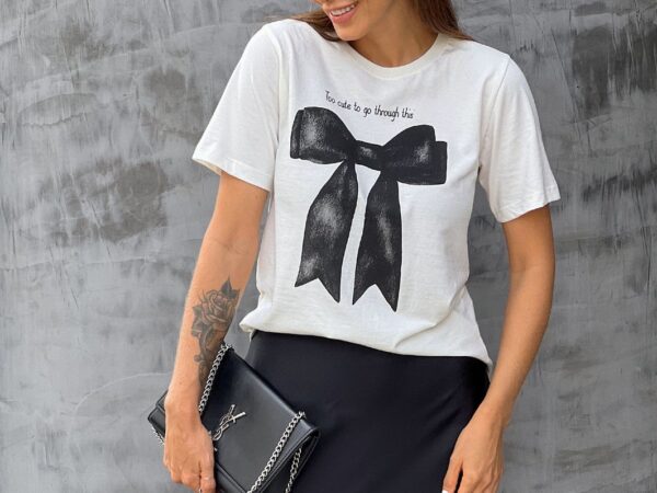 T- Shirt Laço Cute - Estonada - Escolha o Tamanho